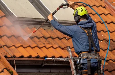 Démoussage et hydrofuge de toiture à Baudemont
